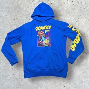 Spongebob Squarepants Nickelodeon Hoodie Mens Medium Not Afraid To Be Square